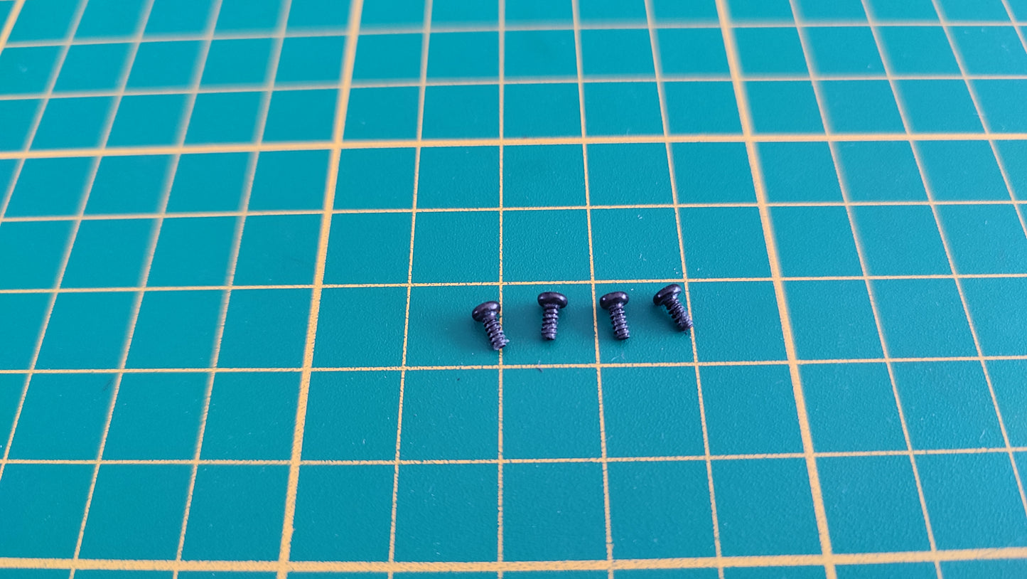 Vis x4 AP 1.7x4mm n°31 pièce détachée Porsche 911 Carrera RS 2.7 1/8 1/8ème Altaya #B37