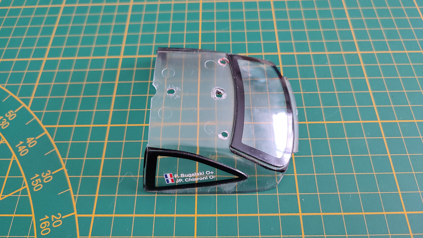 Vitre arrière pièce détachée miniature 1/18 Solido Citroën Xsara Wrc #C62