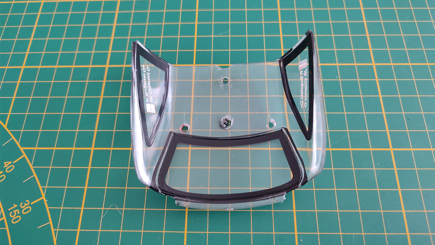 Vitre arrière pièce détachée miniature 1/18 Solido Citroën Xsara Wrc #C62
