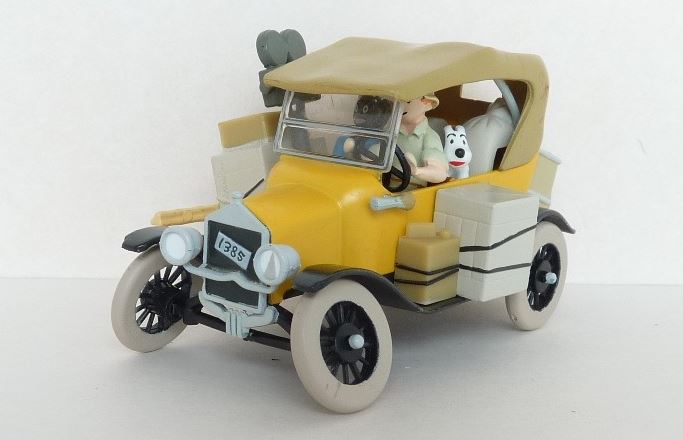 Voiture Tintin N°03 – Ford modèle T – Tintin au Congo – Atlas 1/43