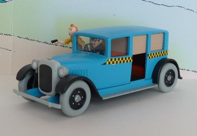 Voiture Tintin N°04 – Le taxi – Les Cigares du Pharaon – Atlas 1/43