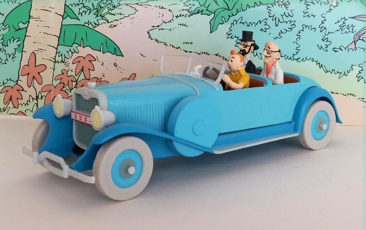 Voiture Tintin N°05 – Lincoln Torpedo – Les Cigares du Pharaon – Atlas 1/43