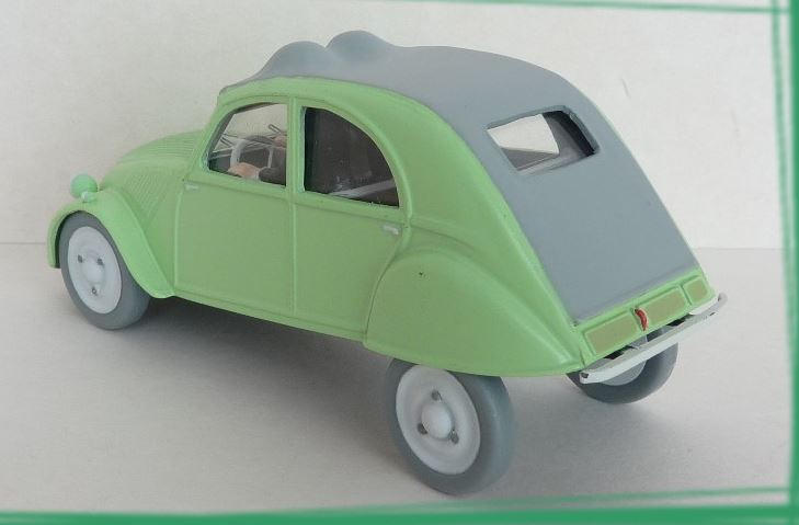 Voiture Tintin N°06 – Citroën 2CV des Dupondt – Atlas 1/43