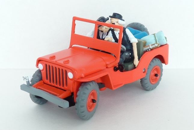 Voiture Tintin N°07 – Jeep des Dupondt – Atlas 1/43