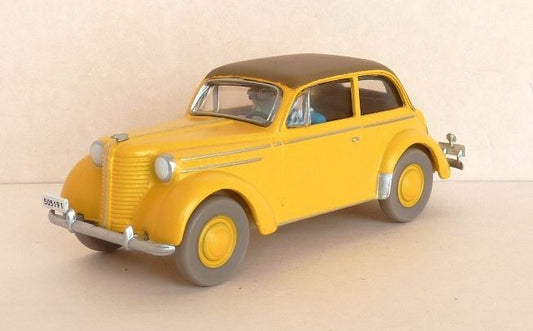 Voiture Tintin N°19 – Opel Olympia Cabriolet – Atlas 1/43