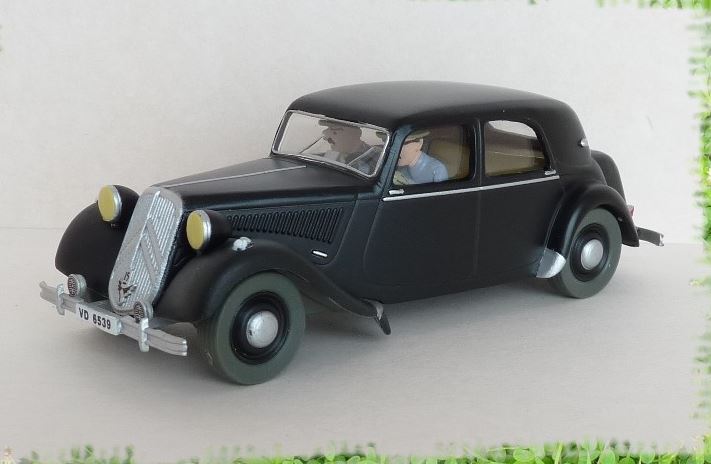Voiture Tintin N°22 – Citroën 15 Six – Atlas 1/43