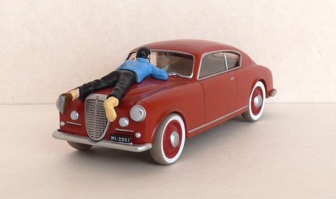 Voiture Tintin N°26 – Lancia Aurelia – Atlas 1/43