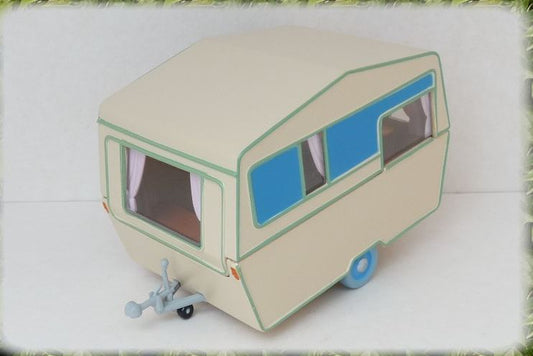 Voiture Tintin N°28 – Caravane – L’Île Noire – Atlas 1/43