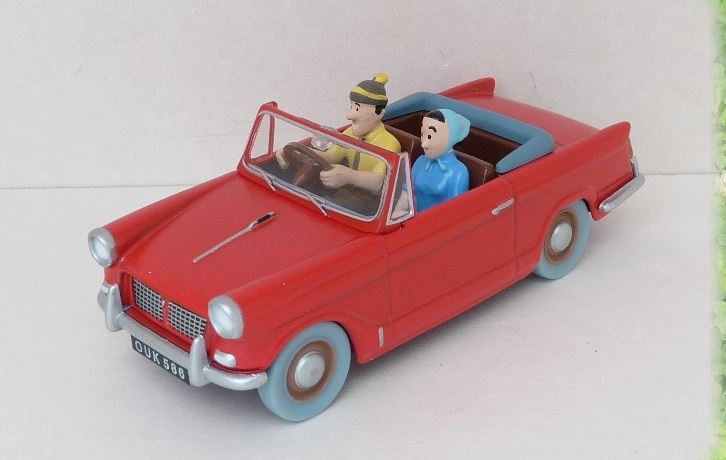 Voiture Tintin N°29 – Triumph Herald – L’Île Noire – Atlas 1/43