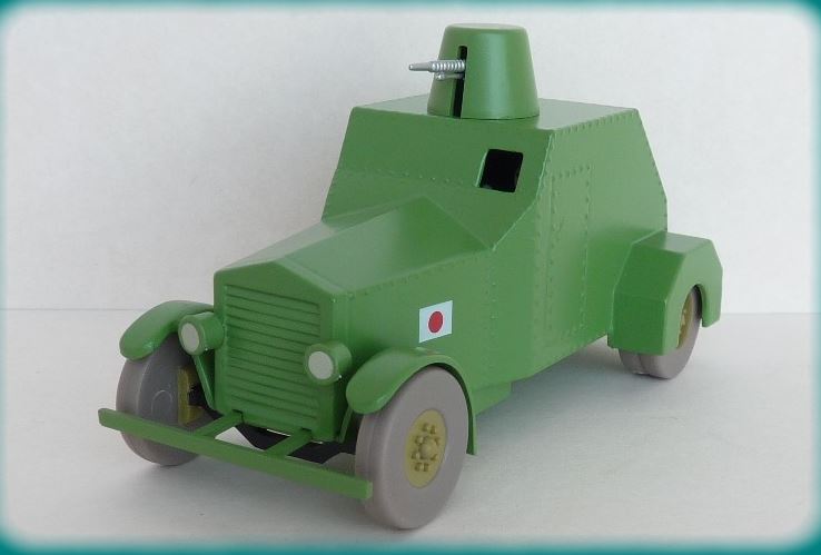 Voiture Tintin N°37 – Automitrailleuse blindée – Atlas 1/43