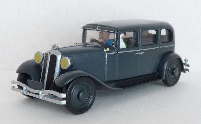 Voiture Tintin N°38 – Limousine en route vers Nankin – Le Lotus bleu – Atlas 1/43