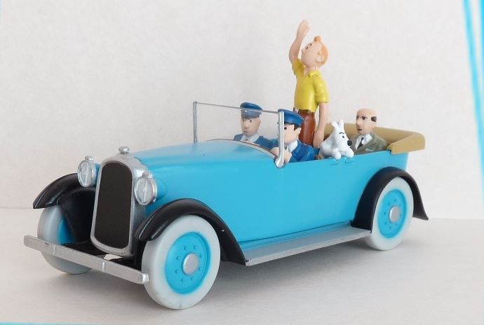 Voiture Tintin N°39 – Voiture d’apparat – Tintin en Amérique – Atlas 1/43