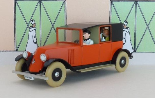 Voiture Tintin N°46 – Taxi rouge – Le Crabe aux pinces d’or – Atlas 1/43