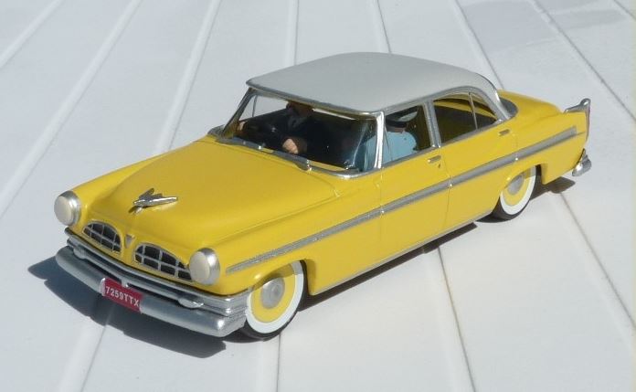 Voiture Tintin N°47 – Chrysler jaune – Atlas 1/43