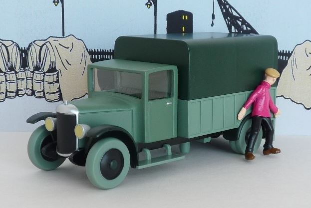 Voiture Tintin N°53 – Camion d’opium – Le Lotus bleu – Atlas 1/43