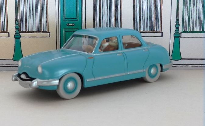 Voiture Tintin N°55 – Taxi Panhard – Coke en stock – Atlas 1/43