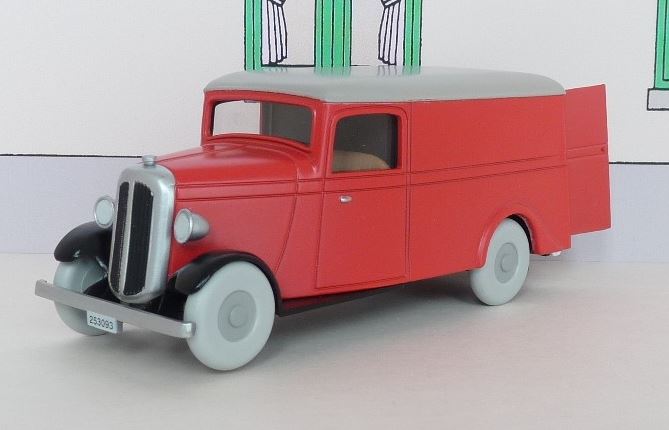 Voiture Tintin N°65 – Camionnette – Atlas 1/43