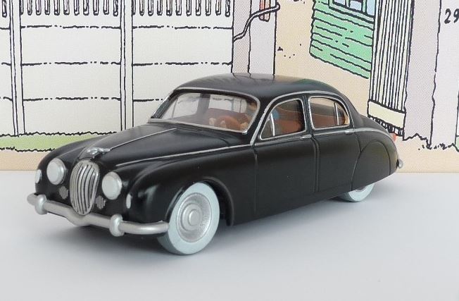Voiture Tintin N°67 – Jaguar – Atlas 1/43