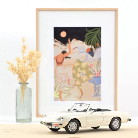 Alfa Romeo 2000 Spider 1978 Blanc 1/18